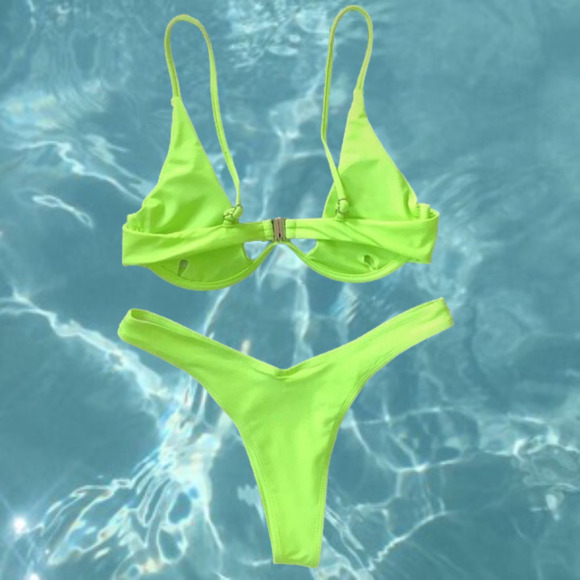 UPLIFT Me Push Up Bikini (green) - Picture 7 of 7
